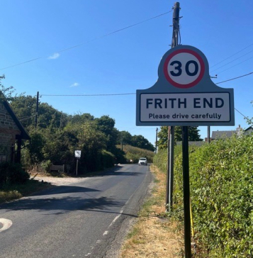 The sign at Firth End